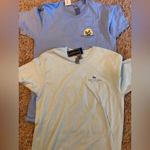 2 Simply Southern Outfitters Tees in Blue and Light Blue
